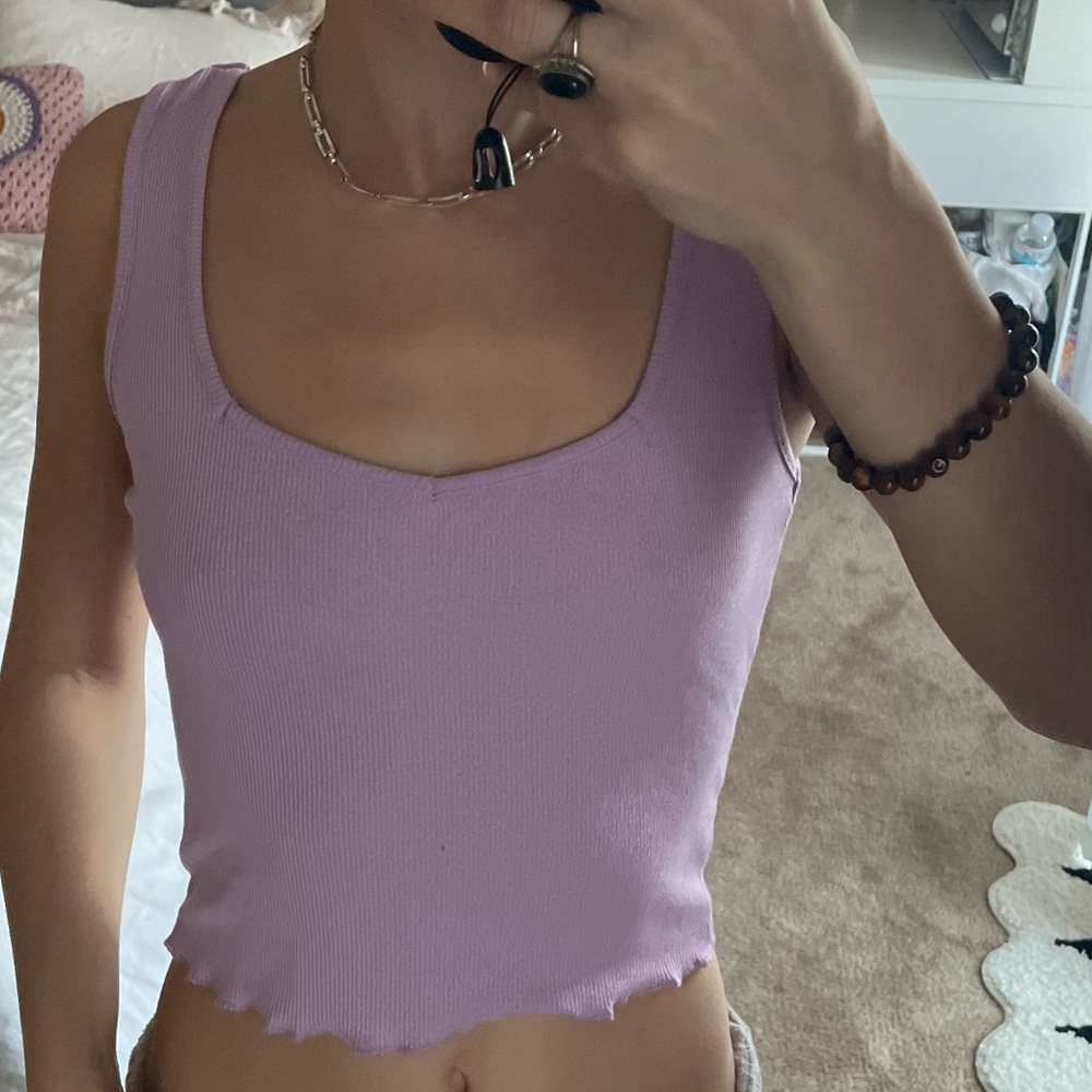 PURPLE TANK TOP